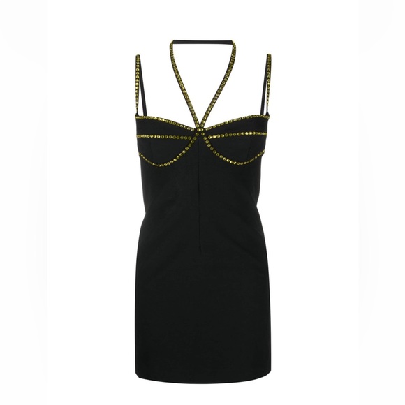 The Attico Dresses & Skirts - The Attico Abito Coco Embellished Mini Dress